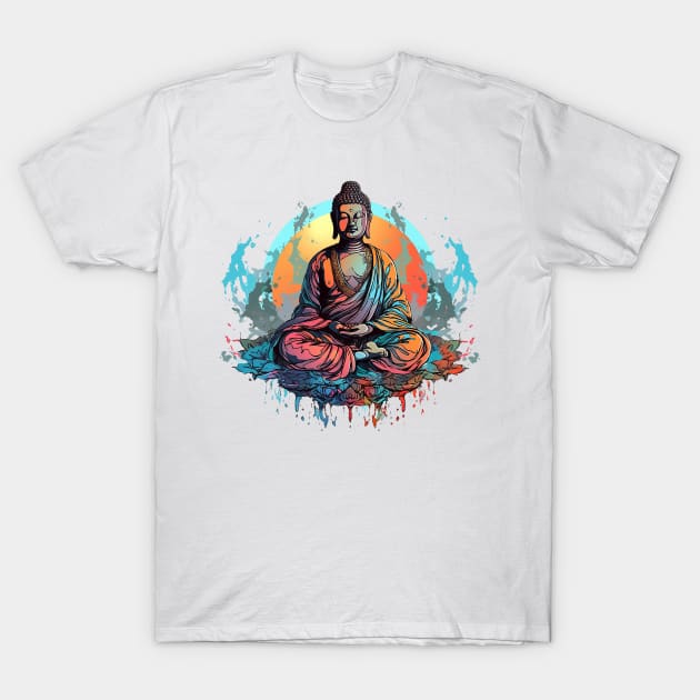 buddah T-Shirt by piratesnow